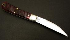 Great Eastern Cutlery Northfield #47 Viper Black Plum Jigged Bone GEC 470123