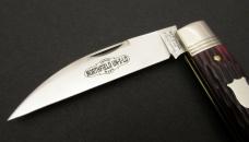 Great Eastern Cutlery Northfield #47 Viper Black Plum Jigged Bone GEC 470123