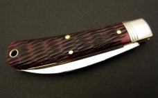 Great Eastern Cutlery Northfield #47 Viper Black Plum Jigged Bone GEC 470123