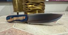Hand Crafted Bonehead Hunting Knife w/Adjustable Kydex Sheath Made in USA