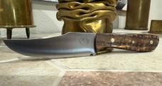 Hand Crafted Bonehead Hunting Knife w/Adjustable Kydex Sheath Made in USA