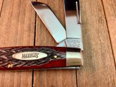 Marbles MSA Gladstone MI (Dave Shirley) Stockman Brown Italian Jigged Bone 2001