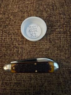 Gec 78 Golden Brown Jigged Bone 