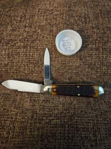 Gec 78 Golden Brown Jigged Bone 