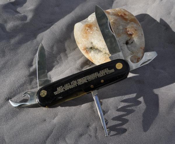 Kauffmann K55K Multi Blade Folder 6 Blades  3 1/2" Closed Mint No Sign Of Use Made For A Swiss Co.