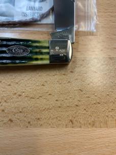 Case xx Tony Bose Olive Green Bone 2011 BackPocket Case Collector Club #401 of 1000 made comes  with