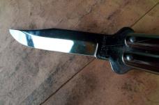 Japan 440 Butterfly Knife 