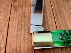 Weed and Co. Cooper Cutlery (Schatt and Morgan) Folding Hunter Green Jigged Bone 2021