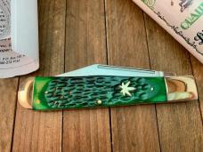 Weed and Co. Cooper Cutlery (Schatt and Morgan) Folding Hunter Green Jigged Bone 2021