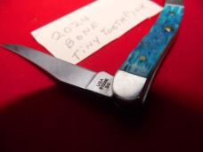 2024 CASE XX BLUE JIGGED BONE TINY TOOTHPICK MINT UNUSED NO BOX 