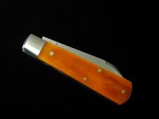 Beaver Falls Cutlery Co Smooth Bourbon Bone Jack Knife NIT from Cooper Cutlery Made in USA BSB