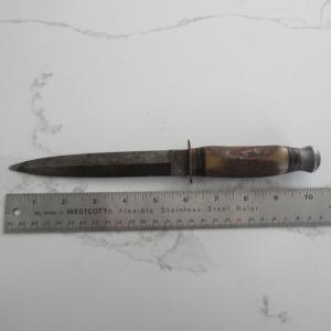 Vintage Kuno Ritter Boot Knife 6" Solingen Germany Steel. 