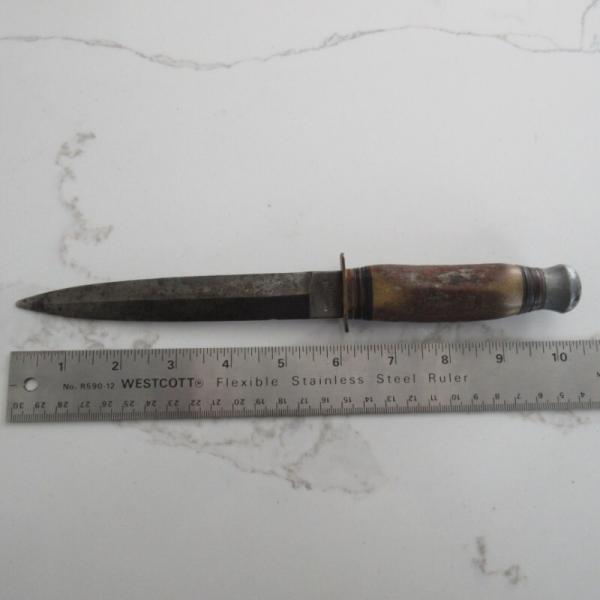 Vintage Kuno Ritter Boot Knife 6" Solingen Germany Steel. Vintage Kuno Ritter Boot Knife 6" Solingen Germany Steel.