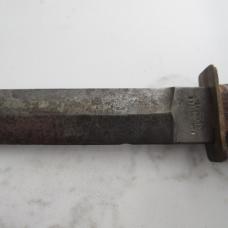 Vintage Kuno Ritter Boot Knife 6" Solingen Germany Steel. 