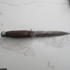 Vintage Kuno Ritter Boot Knife 6" Solingen Germany Steel. 