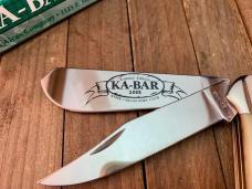 Kabar Saddlehorn Made for the Kabar Collector’s Club Smooth White Bone 2001