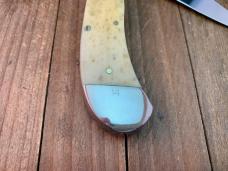 Kabar Saddlehorn Made for the Kabar Collector’s Club Smooth White Bone 2001