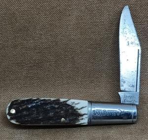 Remington Barlow RB44 modified and rehandle in Elk