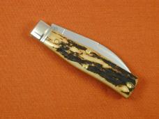 Great Eastern Cutlery GEC Genuine Sambar Stag 22 Magnum Knife Rare NIT Wharncliffe USA Made 220124