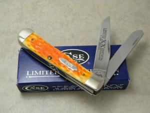 Case XX USA 6 Dot Salmon Bone 6254 Limited Edition Trapper Knife NIB