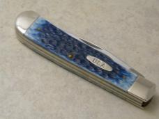 Case XX USA 8 Dot (2002) Navy Blue Bone 6254 Trapper Knife NIB