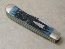 Case XX USA 8 Dot (2002) Medit. Blue Bone 6254 Limited Edition Trapper Knife NIB