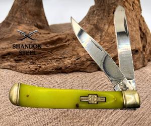 Rough Ryder Moon Glow Glow-In-The-Dark Trapper Folding Pocket Knife EDC (54)