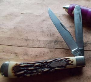 Schrade USA  285 UH Trapper Knife Uncle Henry 