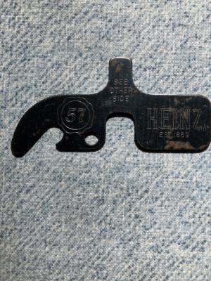 Vintage HEINZ 57 Advertising Bottle Cap Lifter/Jar Opener - 1930's