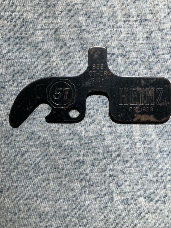 Vintage HEINZ 57 Advertising Bottle Cap Lifter/Jar Opener - 1930's Vintage HEINZ 57 Advertising Bottle Cap Lifter/Jar Opener - 1930's