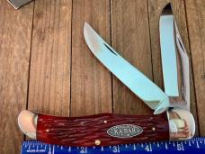 Kabar Folding Hunter For the Ka-Bar Knife Collectors Club Red Jigged Bone 1997