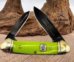 Rough Rider RR1453 Zombie Nick 2 Black Blade Canoe Folding Pocket Knife (42)