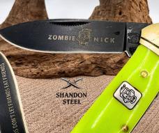 Rough Rider RR1453 Zombie Nick 2 Black Blade Canoe Folding Pocket Knife (42)