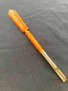 Incredibly RARE!!  Vintage Souvenier d'ORAN Ink Pen NIB Holder with STANHOPE!!