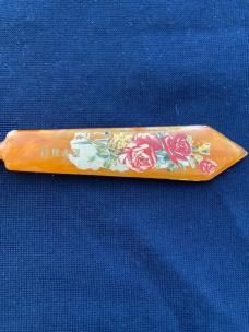 Incredibly RARE!!  Vintage Souvenier d'ORAN Ink Pen NIB Holder with STANHOPE!!