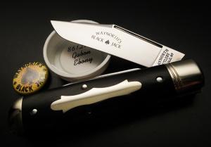 Great Eastern Cutlery #86 Waynorth Black Jack SFO Charlie Campagna Gabon Ebony GEC 861219