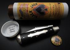 Great Eastern Cutlery #86 Waynorth Black Jack SFO Charlie Campagna Gabon Ebony GEC 861219