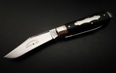 Great Eastern Cutlery #86 Waynorth Black Jack SFO Charlie Campagna Gabon Ebony GEC 861219