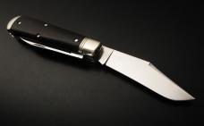 Great Eastern Cutlery #86 Waynorth Black Jack SFO Charlie Campagna Gabon Ebony GEC 861219