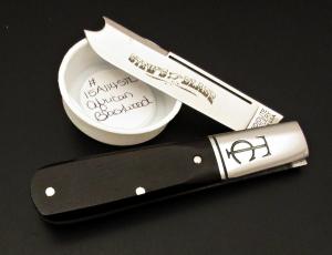 1/34 2014 GEC #15A114STL TC Barlow Stew's Blade Charlie Campagna SFO African Blackwood One-Arm Razor