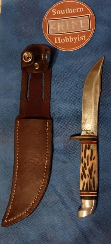Western L66 Fixed blade hunting knife, rehandled Western L66 Fixed blade hunting knife, rehandled