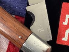 Vintage J A Henckels Equal End Single Blade Knife w/ Cutter -Wood? Handles -NOS