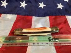 Vint Parker IMAI K-115 Large Lockback Hunter Knife w/ Moose Blade Etching -Orig Sheath & Box -NOS