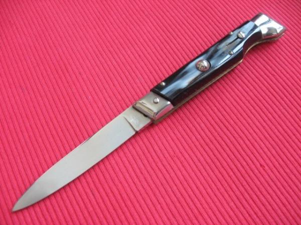 Vintage Italian Slant Bolster Stiletto Switchblade Knife - Brand New Old Stock !