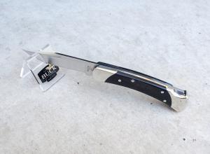 Buck 111 Folding Hunter - 2025 Stealth Run #009 - Genuine Ebony Handle MagnaCut Blade - New