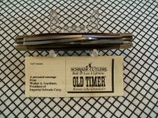 SCHRADE OLD TIMER 80T SR. STOCKMAN MINT NEW IN BOX WITH PAPERS AND FREE CAP OFFER POCKET KNIFE