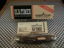 SCHRADE OLD TIMER 80T SR. STOCKMAN MINT NEW IN BOX WITH PAPERS AND FREE CAP OFFER POCKET KNIFE