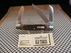SCHRADE OLD TIMER 80T SR. STOCKMAN MINT NEW IN BOX WITH PAPERS AND FREE CAP OFFER POCKET KNIFE