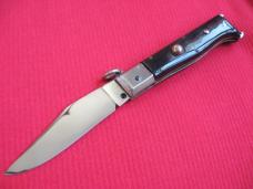 Vintage Italian Zoppis Horn Jaguar Ring Pull Switchblade Knife