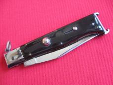 Vintage Italian Zoppis Horn Jaguar Ring Pull Switchblade Knife